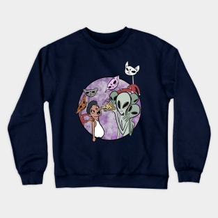 Eat Your Pizza Human (or the alien cats will force you) Crewneck Sweatshirt